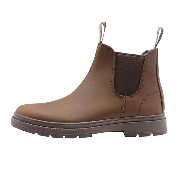 Men's Chelsea Work Boots - BROWN - 1