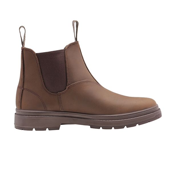 Men's Chelsea Work Boots - BROWN - 2