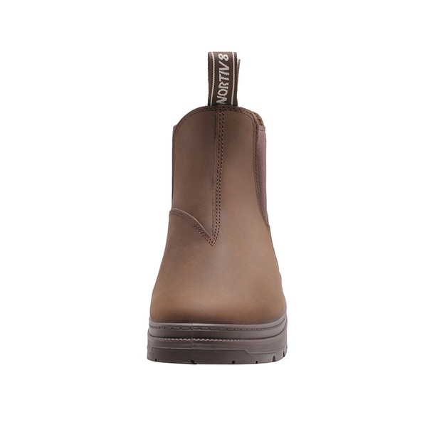 Men's Chelsea Work Boots - BROWN - 3