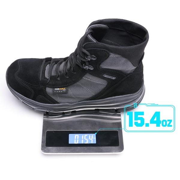 Men's Cordura Lightweight Military Tactical Boots - BLACK - 4