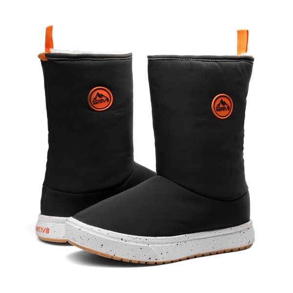 Women's Lightweight Snow Winter Boots - BLACK - 3