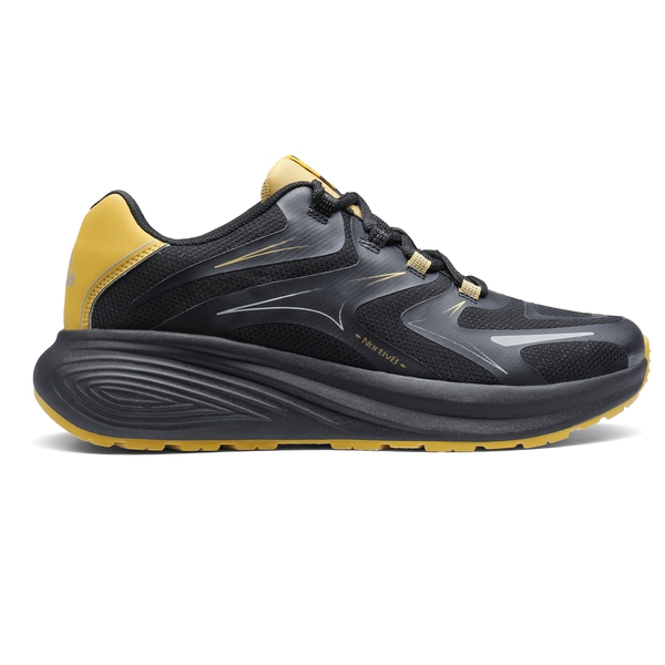 Men's Cushioned Trail Running Shoes - BLACK - 2