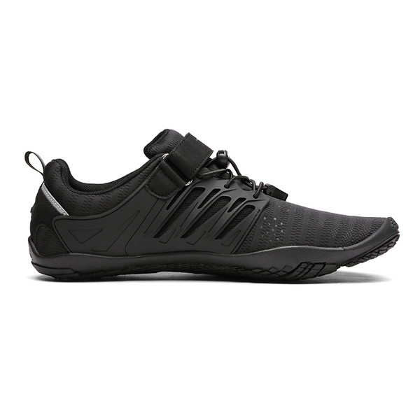Men's Comfortable Barefoot Aqua Water Shoes - BLACK - 2
