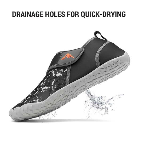 Men's Lightweight Barefoot Water Shoes - GREY - 1