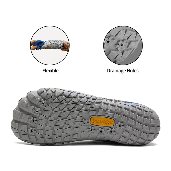 Women Water Shoes for Beach, Lake & More - BLUE - 4