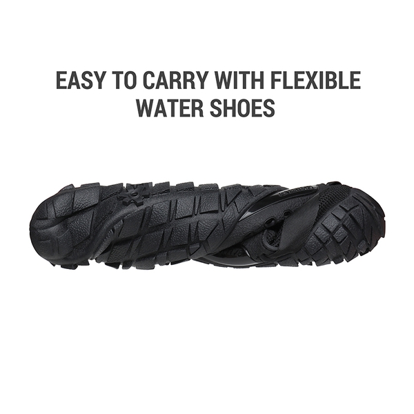 Men's Quick Drying Water Shoes - BLACK - 4