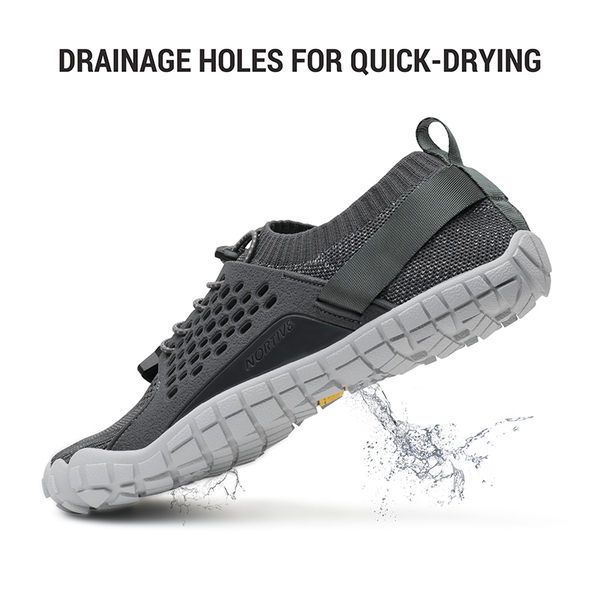 Men's Quick Drying Water Shoes - GREY - 3